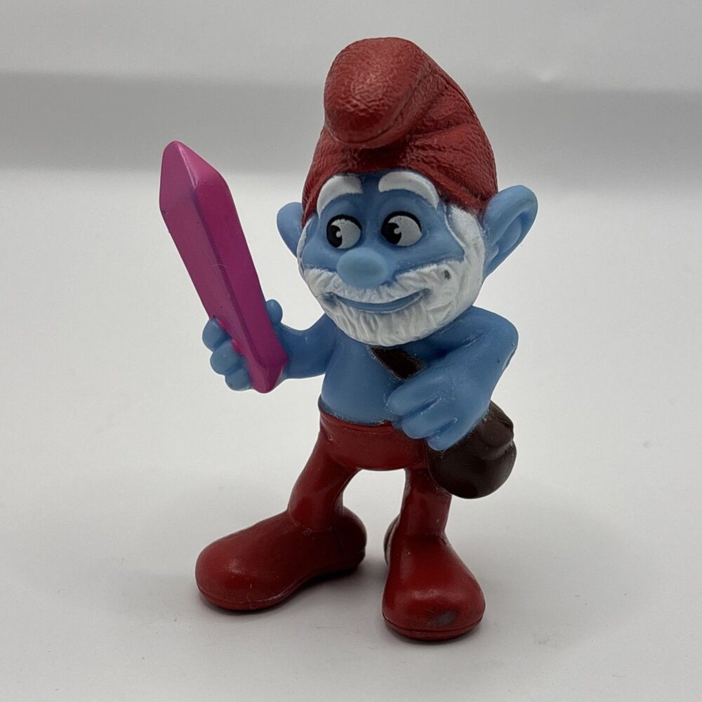 PAPPA SMURF PEYO 3” ACTION FIGURE TOY McDonald's